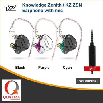 Knowledge Zenith KZ ZSN In Ear Earphone 