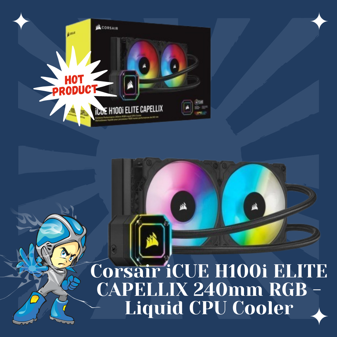 Corsair iCUE H100i ELITE CAPELLIX 240mm 