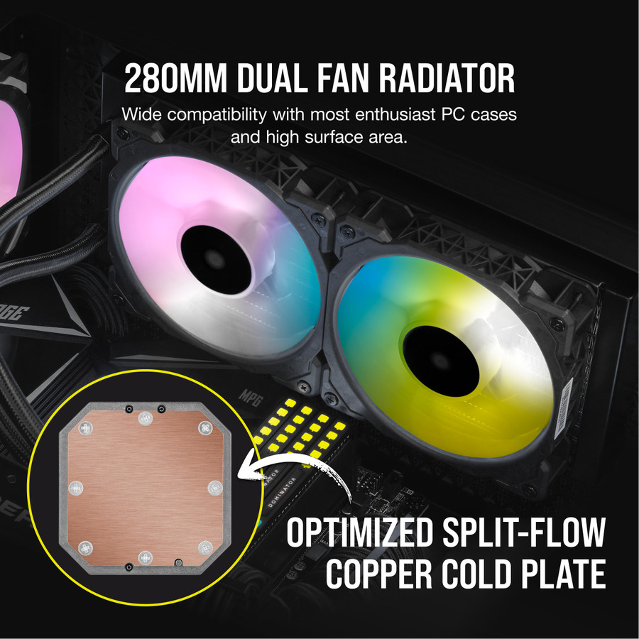 Corsair iCUE H115i ELITE CAPELLIX Liquid CPU Cooler Quadra Computer
