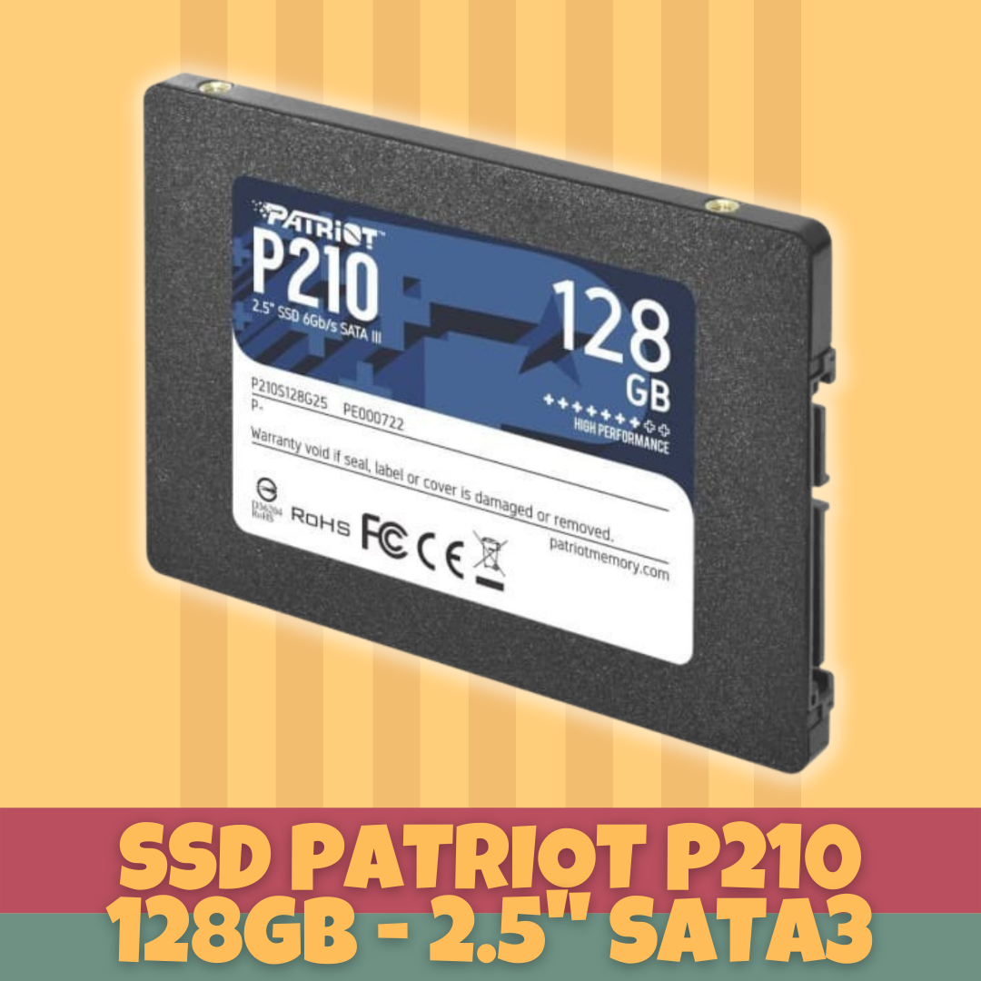 SSD PATRIOT P210 128GB – 2.5″ SATA3 | Quadra Computer