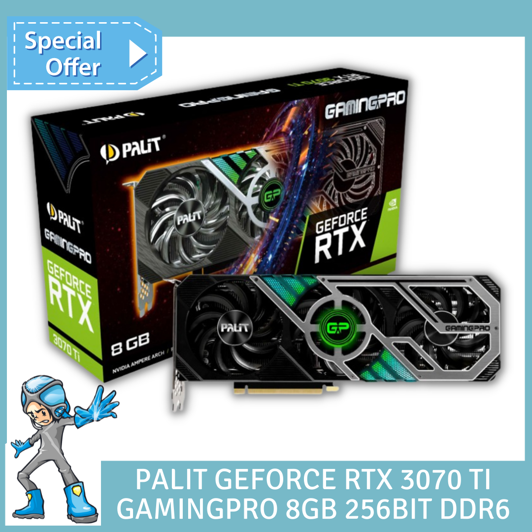 PALIT GeForce RTX 3070 Ti GamingPro 8GB 256bit DDR6 | Quadra