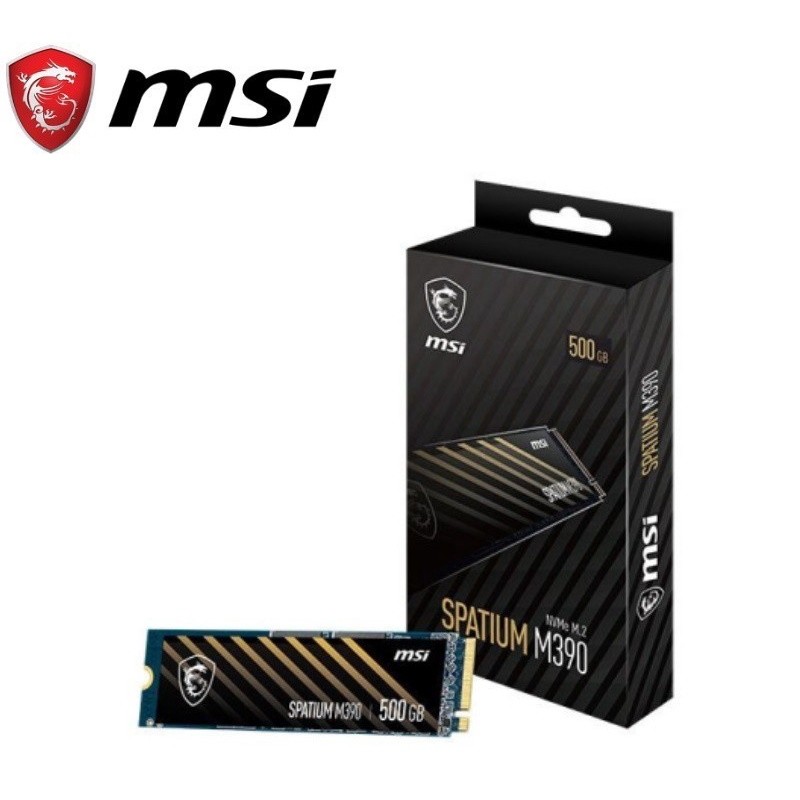 SSD MSI SPATIUM M390 NVMe M.2 500GB (Promo) | Quadra Computer