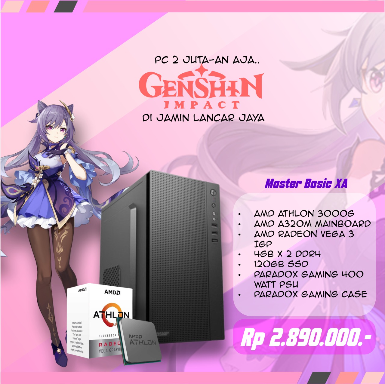 CUSTOM PC GENSHIN IMPACT BASIC Quadra Computer