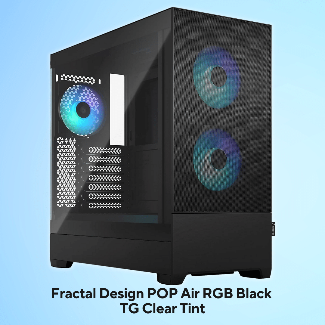 Fractal Design POP Air RGB Black TG Clear Tint | Quadra Computer