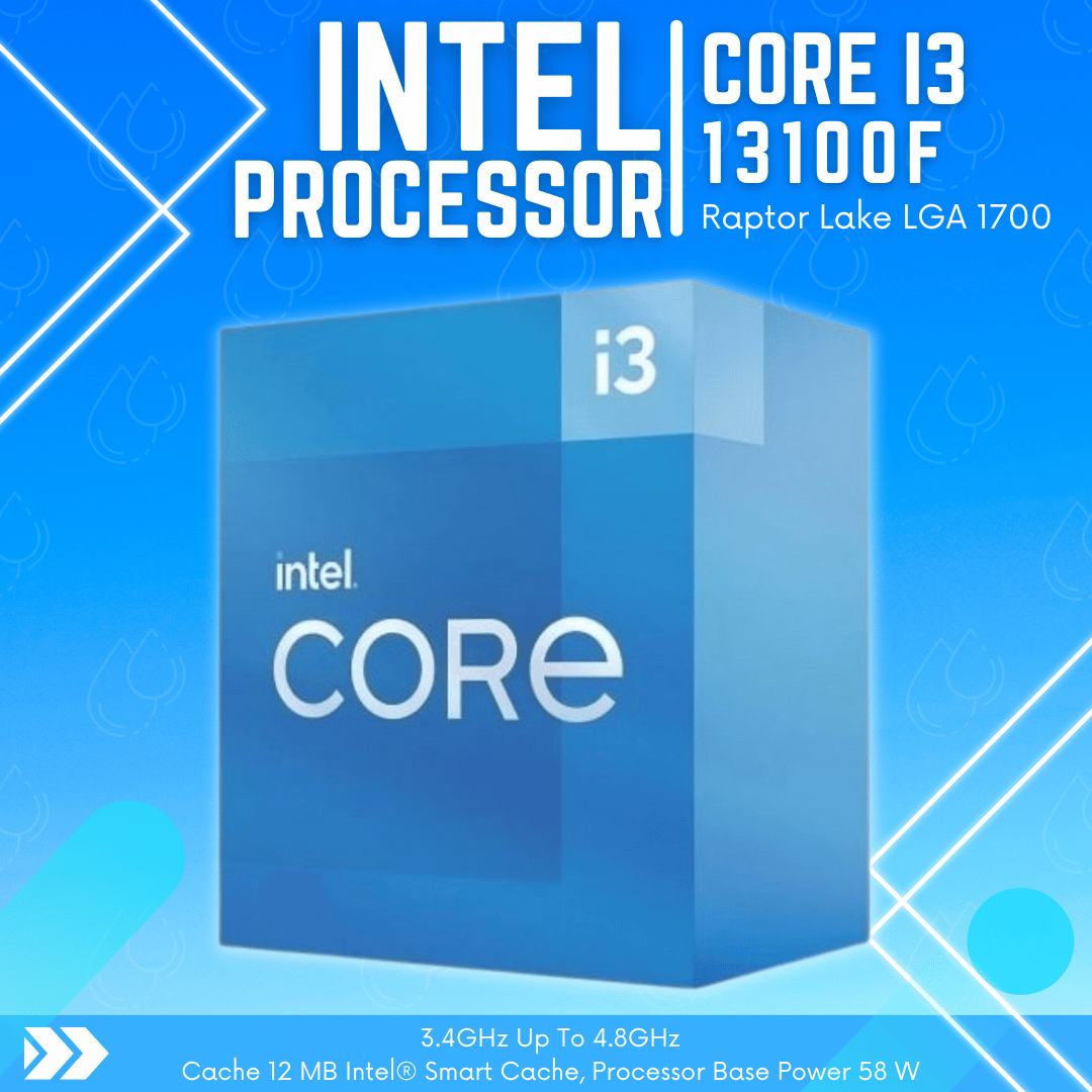 Processor Intel Core I3 13100F 3.4Ghz Up To 4.8Ghz | Quadra Computer