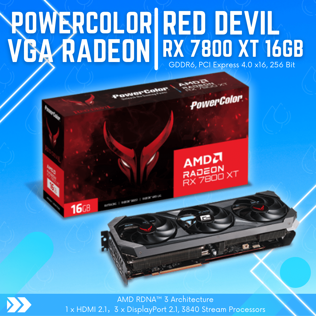 【希少美品】Red Devil 7800 XT Limited Edition Red Devil AMD Radeon RX 7800 XT 16GB GDDR6 Limited Edition